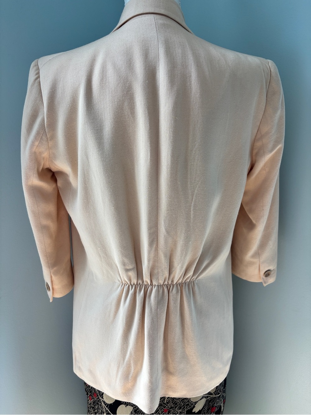 Ulla Johnson Women's Lined Linen Blend Blazer - Deep Cream in Size 4 - Picture 3 of 16